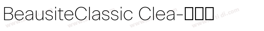 BeausiteClassic Clea字体转换 BeausiteClassic Clea字体转换